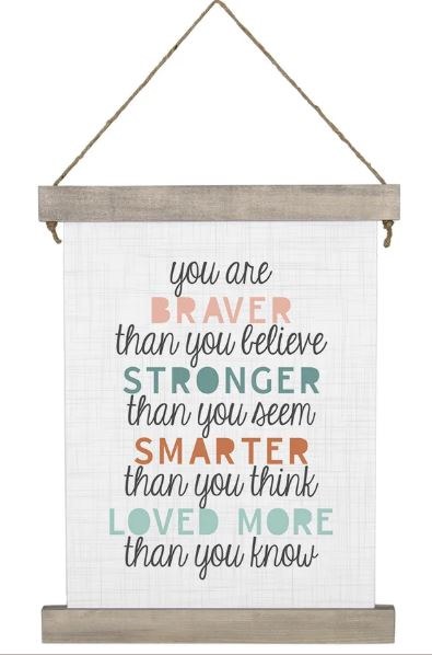 CANVAS BRAVER STRONGER