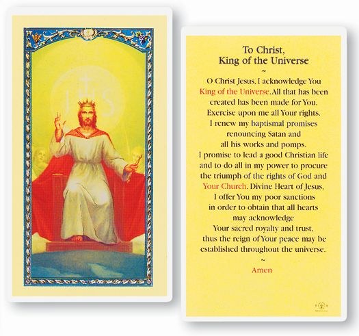 CHRIST KING OF THE UNIVERSE