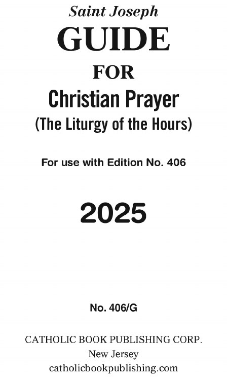 2025 CHRISTIAN PRAYER GUIDE