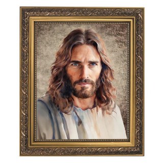 COME FOLLOW ME JESUS IN GOLD FRAME