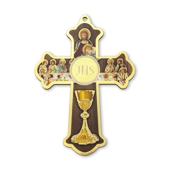 HOLY COMMUNION CHALICE 5" CROSS