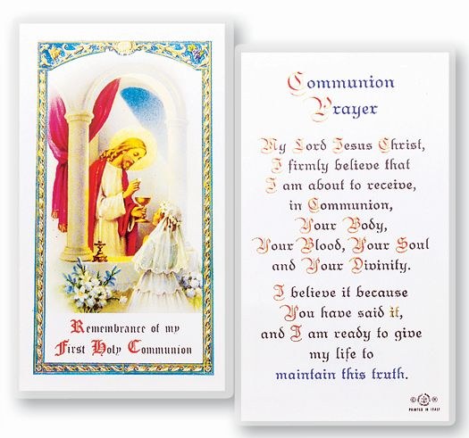 COMMUNION GIRL PRAYER