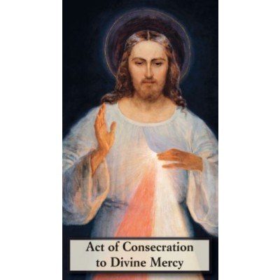 CONSECRATION TO DIVINE MERCY PRAYERCARD