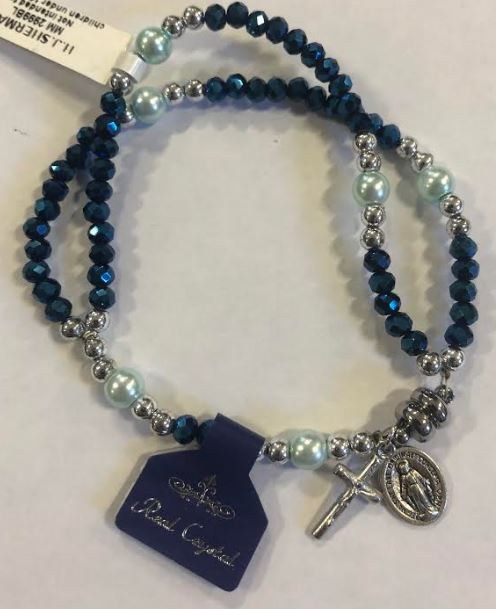 ROSARY BRACELET WITH MAGNETIC CLOSURE