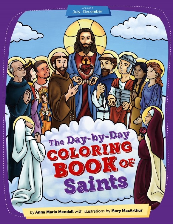 DAY-BY-DAY COLORING BOOK OF SAINTS VOLUME 2