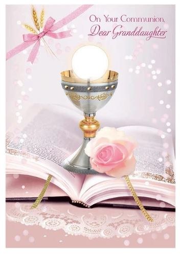 DEAR GRANDDAUGHTER 1ST COMMUNION