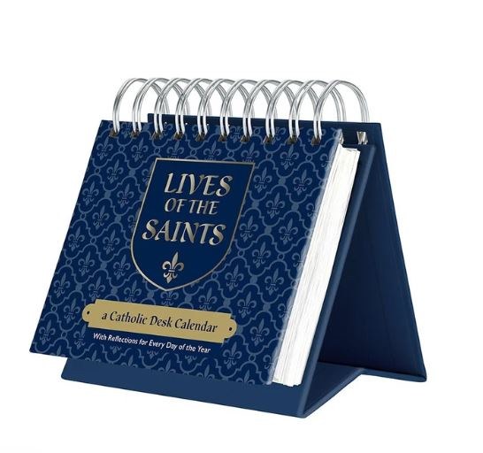 DESK CAL LIVES OF THE SAINTS
