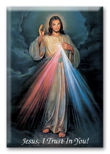 DIVINE MERCY MAGNET 2&quot; x 3&quot;