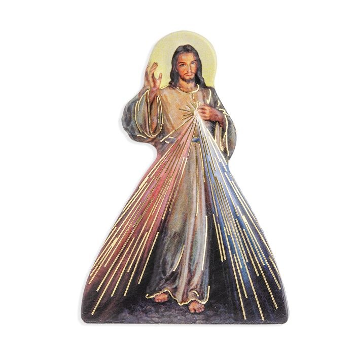 DIVINE MERCY 3&quot; STATUETTE MAGNET