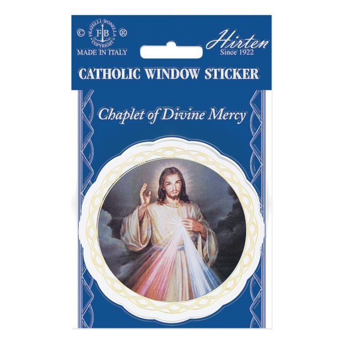 DIVINE MERCY WINDOW STICKER