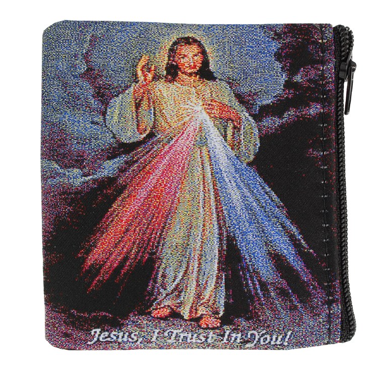 DIVINE MERCY ROSARY POUCH
