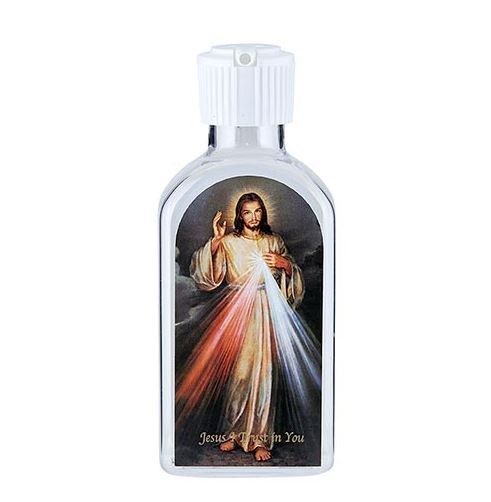 DIVINE MERCY 6OZ HOLY WATER BOTTLE