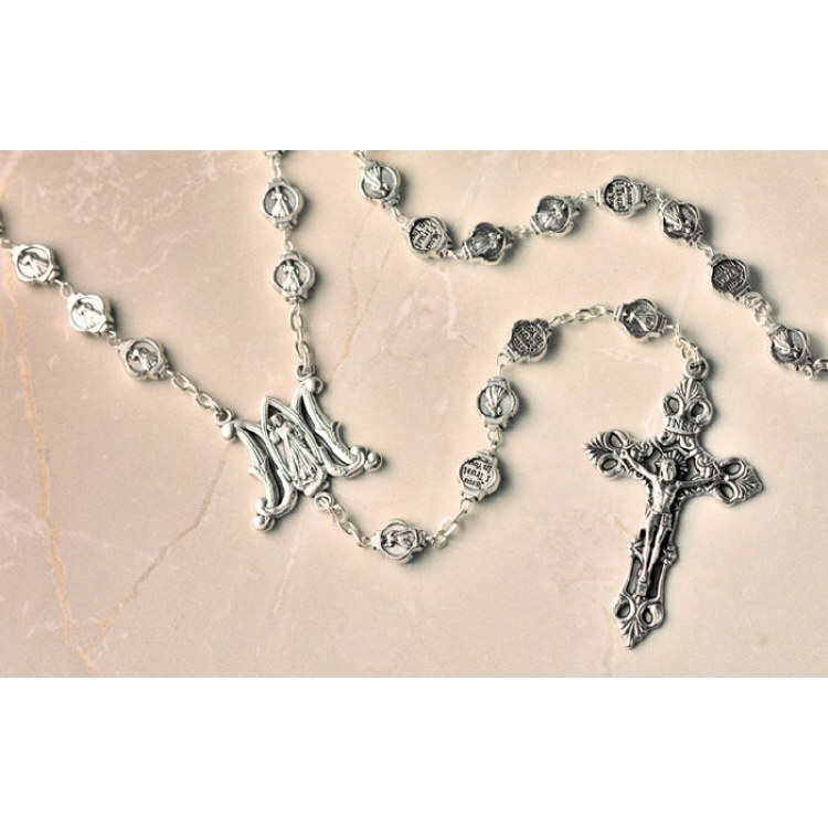 DIVINE MERCY METAL ROSARY