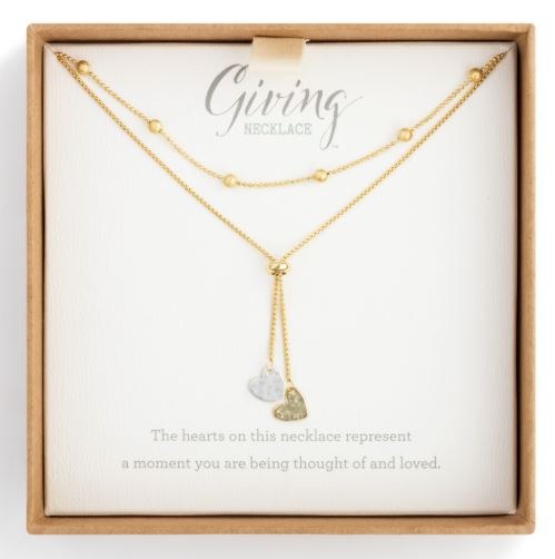 DOUBLE HEART NECKLACE