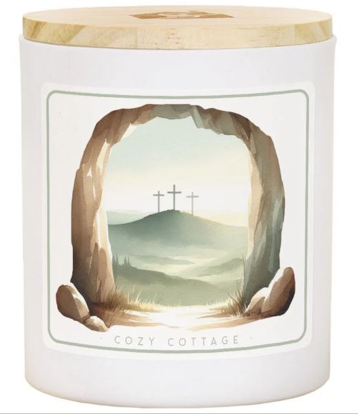 COZY COTTAGE EMPTY TOMB CANDLE