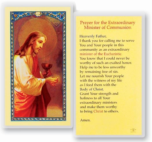 PRAYER FOR EXTRAORDINARY MINISTER OF COMMUNION