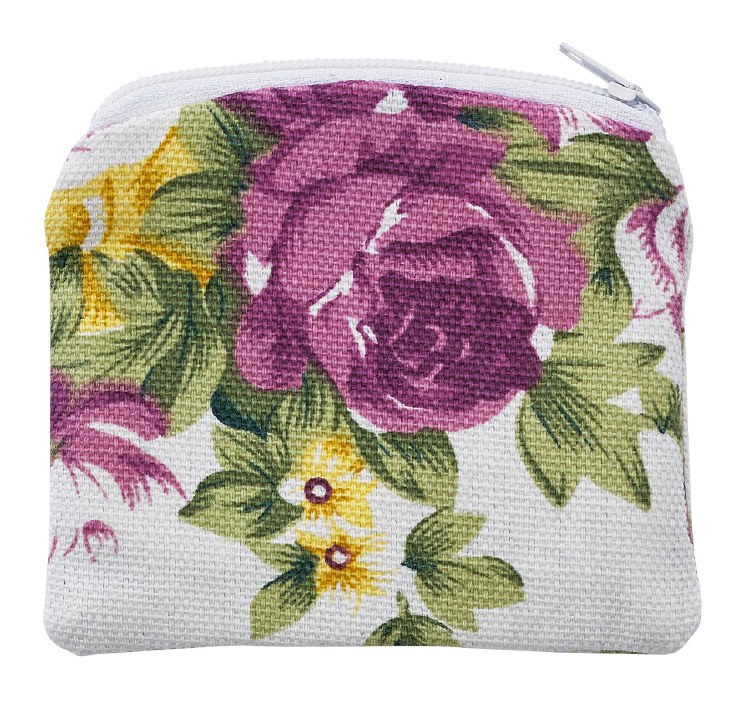 FLOWER ROSARY POUCH