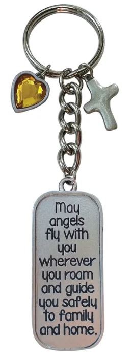 GEMSTONE HEART KEY MAY ANGEL FLY