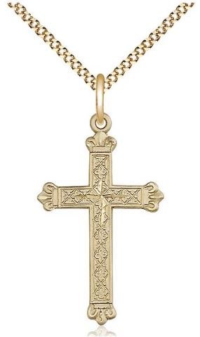 GF CROSS DIAMOND  ETCHED