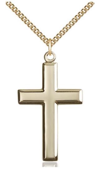 GF CROSS POLISHED HEAVY CHAIN