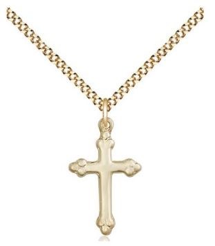 GF CROSS POLISHED SGP 18 CHAIN