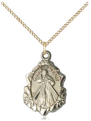 GF DIVINE MERCY MEDAL GF LT CU