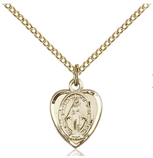 GF MIRAC MEDAL SGP 18" CHAIN
