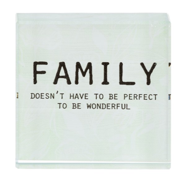 GLASS BLOCK "FAMILY..."