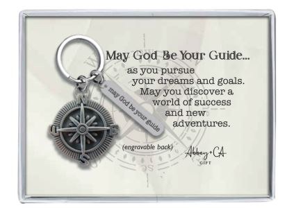 GOD BE YOUR GUIDE COMPASS KEY