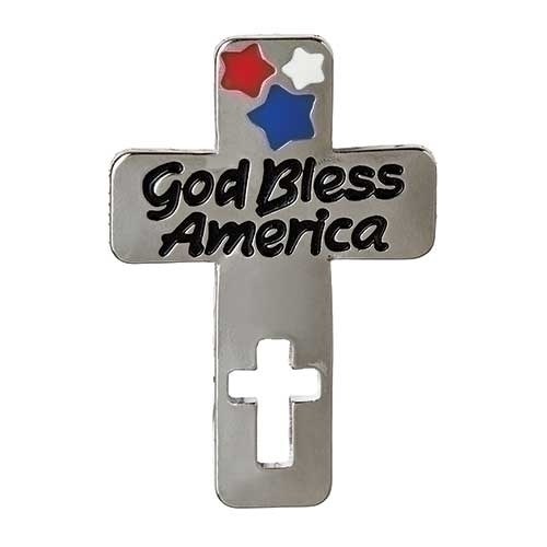 GOD BLESS AMERICA VISOR CLIP