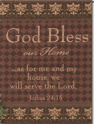 GOD BLESS OUR HOME WALL HANGING