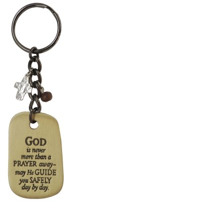 GOD IS NEVER MORE THAN KEY RING