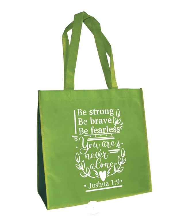 GREEN BE STRONG TOTE BAG