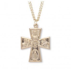 4 WAY BOLD LARGE MIRACULOUS MEDAL 24''