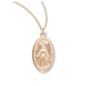 GS MEDIUM OVAL MIRACULOUS MEDAL