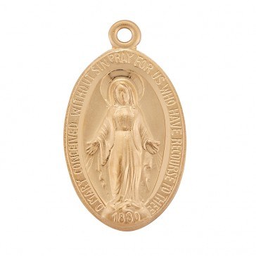 GS MIRACULOUS MEDAL OVAL 24'' CHAIN