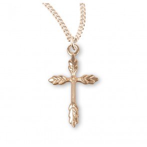 SMALL WHEAT CROSS 18''