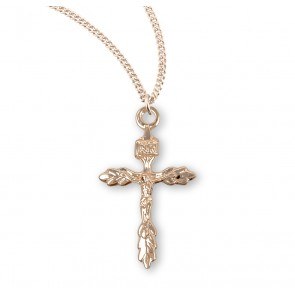 WHEAT SMALL CRUCIFIX
