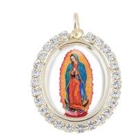 OUR LADY OF GUADALUPE CRYSTAL NECKLACE