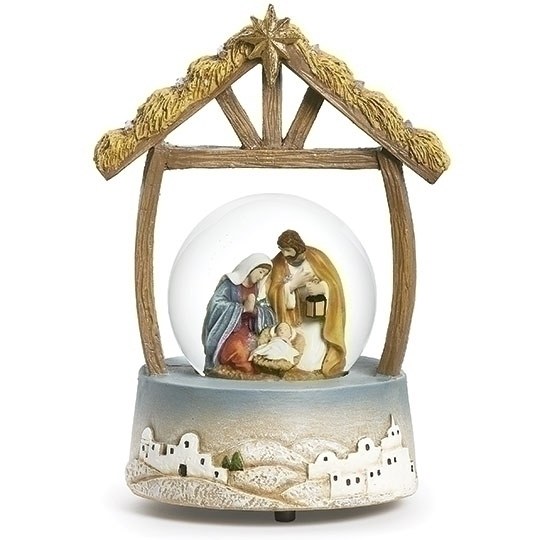 HOLY FAMILY SILENT NIGHT MUSICAL DOME