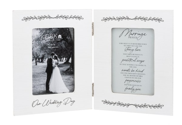 HINGED WEDDING DAY FRAME