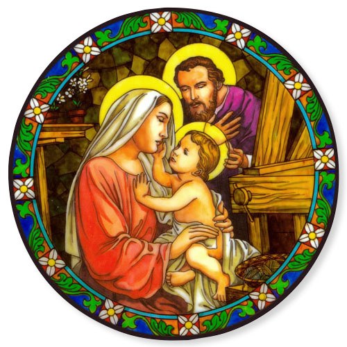 HOLY FAMILY STATIC STICKER