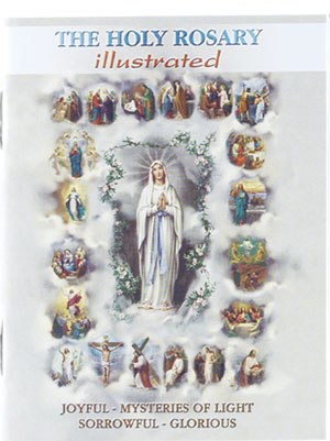 THE HOLY ROSARY BOOK ILLUSTRATED POCKET SIZE