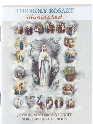 THE HOLY ROSARY BOOK ILLUSTRATED POCKET SIZE - Divine Mercy Gift Shop