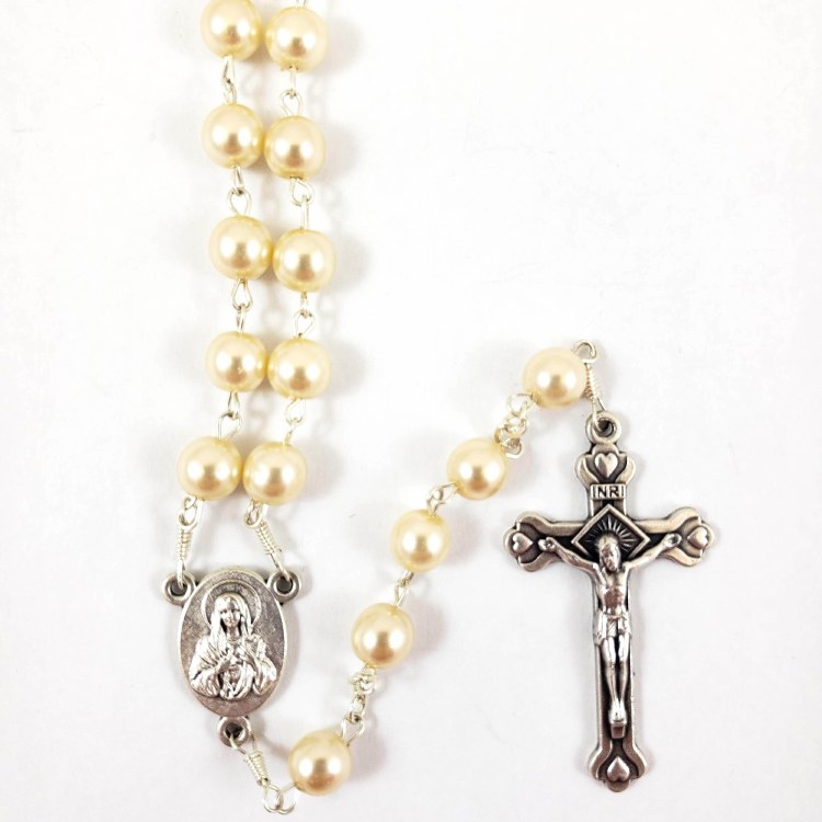 HOLY LAND CREAM ROSARY