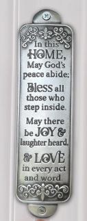 HOME BLESSING IN THIS HOME PLAGUE