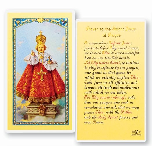 PRAYER TO THE INFANT JESUS OF PRAGUE