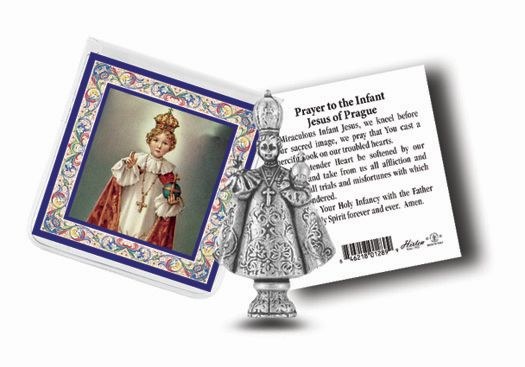 INFANT OF PRAGUE POCKET STATUE