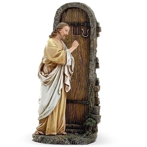 JESUS KNOCKING AT THE DOOR STATUE