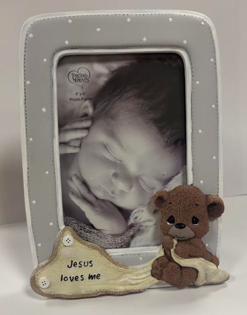 JESUS LOVES ME BEAR FRAME